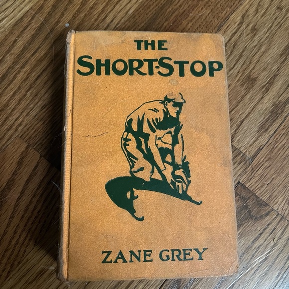 The Short-Stop ZANE GREY Hardcover Vtg GROSSET & DUNLAP 1937 Printing Baseball - Picture 1 of 11